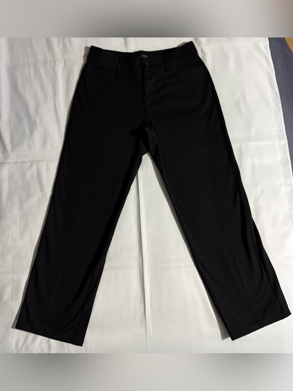 Riders By Lee Black Mid Rise Straight Leg Pants